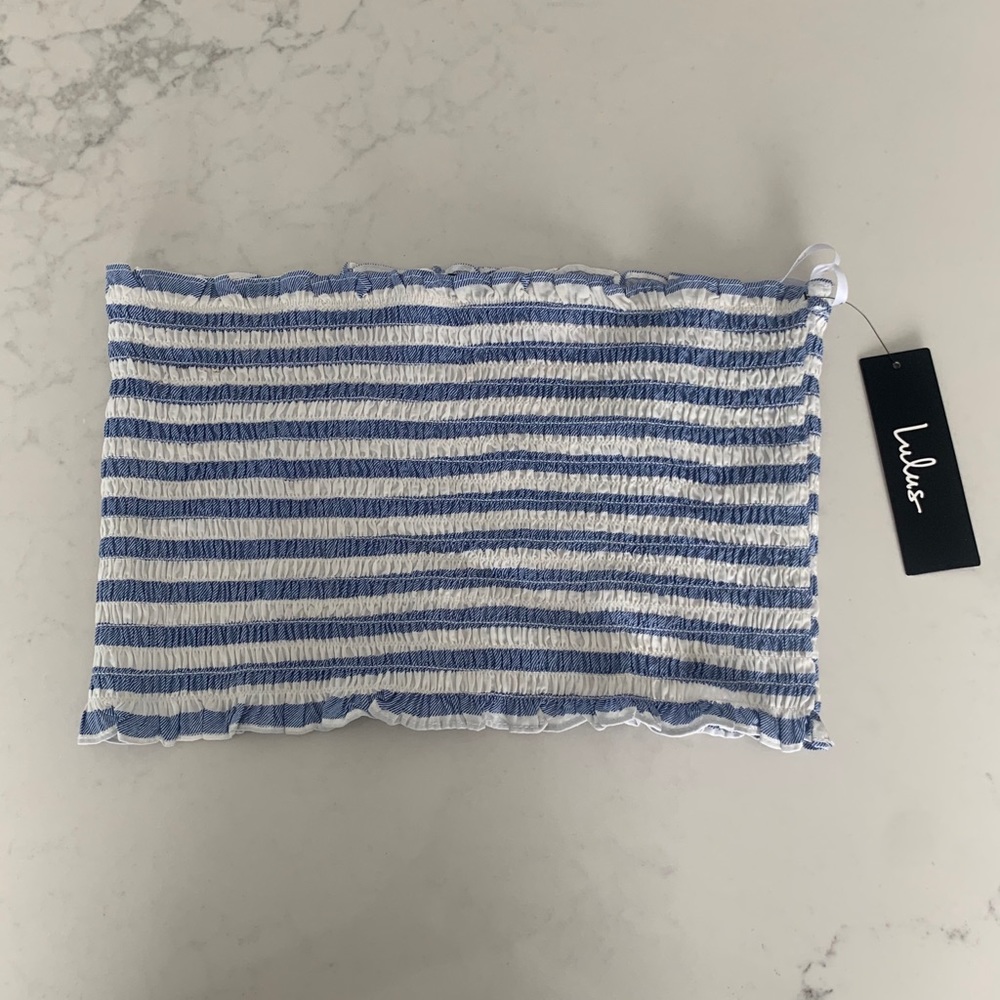 Lulus striped tube top